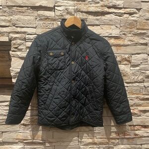 Polo Ralph Lauren  Boys Quilted Jacket, Navy Blue, Size M (10-12)